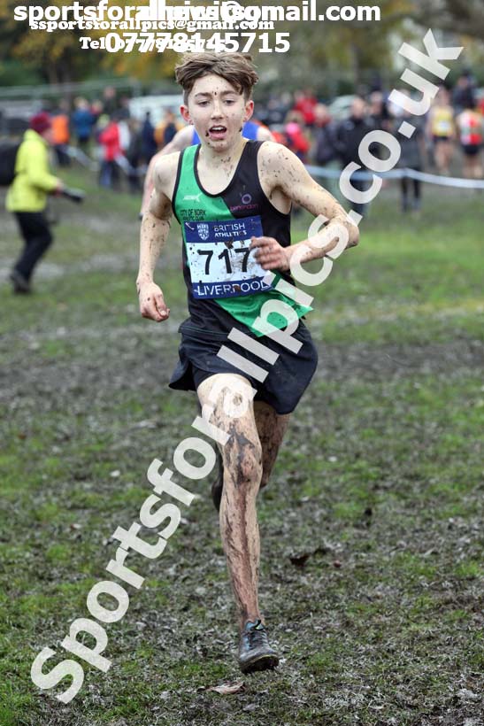 Mens under-17s  2017 British Athletics Liverpool Cross Challenge, Sefton Park, Liverpool. Photo:  David T. Hewitson/Sports for All Pics